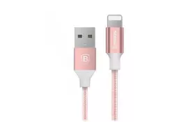Дата кабель USB 2.0 AM to Lightning 1.0m 2A rose gold Baseus (CALYY-0R) - Фото