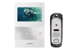 Комплект видеодомофона Slinex SQ-04_W+IM-10_W - Фото