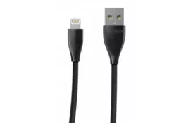 Дата кабель USB 2.0 AM to Lightning 1.0m Maxxter (UB-L-USB-01BK) - Фото