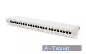Патч-панель DIGITUS 19" 1U 24 порта 6 FTP в сборе (DN-91624S) - Фото