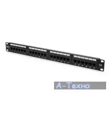 Патч-панель DIGITUS 19" 24хRJ-45 UTP cat. 6 в сборе (DN-91624U)