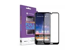 Стекло защитное MakeFuture Full Cover Full Glue Nokia 2.2 (MGF-N22) - Фото