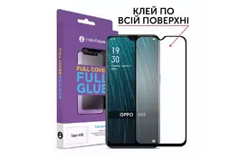 Стекло защитное MakeFuture Full Cover Full Glue Oppo A5s (MGF-OPA5S) - Фото