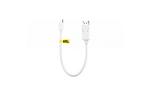 Кабель мультимедийный MiniDisplayPort to DisplayPort 0.3m white Kit (KITS-FL-001)