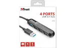 Концентратор Trust Aiva 4 Port USB 3.1 BLACK (22260)