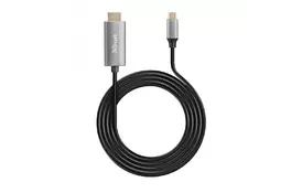 Дата кабель USB-C to HDMI 1.8м BLACK Trust (23332) - Фото