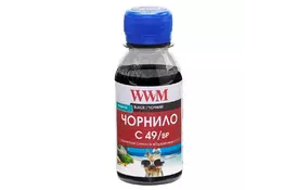 Чорнило WWM Canon GI-490 G1400/2400/3400 100г Black pigm. (C49/BP-2) - Фото