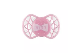 Пустышка Nuvita Air55 Cool 0m+ ортодонтическая розовая (NV7064RQ) - Фото