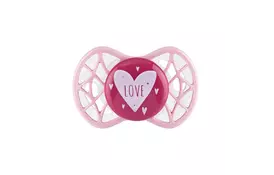 Пустышка Nuvita Air55 Cool 0m+ ортодонтическая розовая (NV7064PR) - Фото