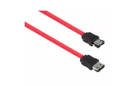 Кабель для передачи данных eSATA to eSATA 0.45m Vinga (VCPESATAMM0.45R) - Фото