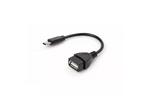 Дата кабель OTG USB 2.0 AF to Type-C Vinga (VCPDCOTGTCBK)