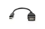 Дата кабель OTG USB 2.0 AF to Type-C Vinga (VCPDCOTGTCBK)