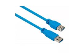 Дата кабель USB 3.0 AM/AF 1.8m Vinga (VCPUSB3AMAF1.8B) - Фото