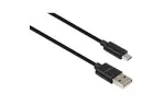Дата кабель USB 2.0 AM to Micro 5P 1.8m Spring black Vinga (VCPDCMS1.8BK)