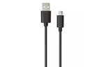 Дата кабель USB 2.0 AM to Micro 5P 1.8m Spring black Vinga (VCPDCMS1.8BK)