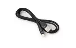 Дата кабель USB 2.0 AM to Lightning 1.0m cylindric nylon back Vinga (VCPDCLCANB1BK)