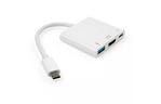 Концентратор Vinga Type-C to HDMI+USB3.0+Type-C PD (VCPATC2HDMIUSBPDWH)