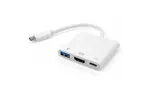 Концентратор Vinga Type-C to HDMI+USB3.0+Type-C PD (VCPATC2HDMIUSBPDWH)