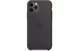 Чехол для моб. телефона Apple iPhone 11 Pro Silicone Case - Black (MWYN2ZM/A) - Фото