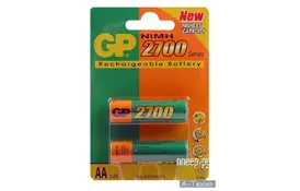 Аккумулятор AA R6 2700mAh * 2 GP (GP270AAHC-2PL2) - Фото