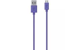 Дата кабель USB 2.0 AM to Micro 5P 2.0m MIXIT purple Belkin (F2CU012bt2M-PUR) - Фото