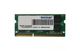 Модуль памяти для ноутбука SoDIMM DDR3 4GB 1600 MHz Patriot (PSD34G16002S) - Фото