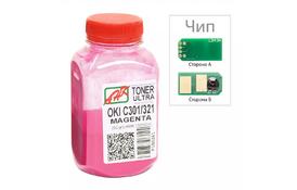 Тонер OKI C301/321, 50г Magenta +chip AHK (1505327) - Фото