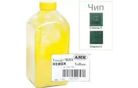 Тонер Xerox Phaser 7750/7760, 395г Yellow +chip AHK (3203225) - Фото