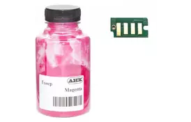 Тонер Xerox Phaser 6500 50г Magenta +chip AHK (3202898) - Фото