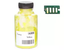Тонер Xerox Phaser 6500 50г Yellow + chip AHK (3202899) - Фото