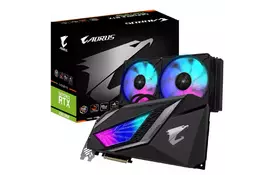 Відеокарта GIGABYTE GeForce RTX2080 SUPER 8192MB AORUS WATERFORCE (GV-N208SAORUS W-8GC) - Фото