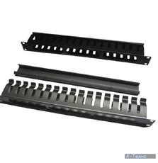 Кабельный организатор ESERVER 19" 1U гребенчатый, цельнометалический (40058)