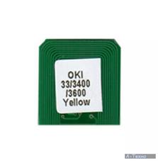 Чип для картриджа OKI C3300/3400/3600 (2.5K) Cyan BASF (WWMID-71125)