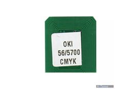 Чип для картриджа OKI C5600/5700 CMYK (Black 6K/Color2K) 1шт BASF (WWMID-71086) - Фото