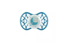 Пустышка Nuvita Air55 Cool 0m+ ортодонтическая (светящаяся в темноте) (NV7064GE) - Фото