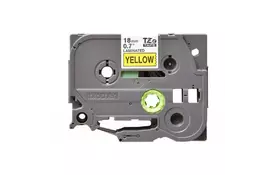 Этикет-лента Brother TZE641, 18мм, черный на желтом (TZE641) - Фото