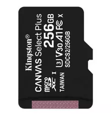 Карта памяти Kingston 256GB microSDXC class 10 UHS-I Canvas Select Plus (SDCS2/256GBSP)