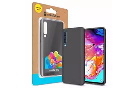 Чехол для моб. телефона MakeFuture Skin Case Samsung A70 Black (MCSK-SA705BK) - Фото