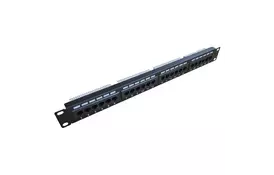 Патч-панель 19 24xRJ-45 UTP cat.5e, 1U Molex (KD-PP05-UTP-C5e-24P)  - Фото