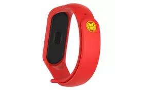 Ремешок для фитнес браслета Armorstandart Superhero Edition for Xiaomi Mi Band 4/3 Iron Man Red (ARM55062) - Фото