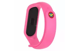 Ремешок для фитнес браслета Armorstandart Superhero Edition for Xiaomi Mi Band 4/3 Wonder Woman Pink (ARM55067) - Фото