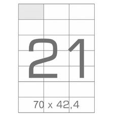 Этикетка самоклеящаяся TAMA 70х42,4 (21 на листі) с/кл (100листів) (17806)