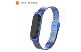 Ремешок для фитнес браслета Armorstandart Milanese Band для Xiaomi Mi Band 4/3 Blue (ARM55038) - Фото