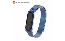 Ремешок для фитнес браслета Armorstandart Milanese Magnetic Band для Xiaomi Mi Band 4/3 Blue (ARM55027) - Фото