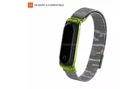 Ремешок для фитнес браслета Armorstandart Milanese Magnetic Band для Xiaomi Mi Band 4/3 Camo Green (ARM55202) - Фото