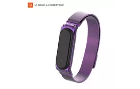 Ремешок для фитнес браслета Armorstandart Milanese Magnetic Band для Xiaomi Mi Band 4/3 Purple (ARM55028) - Фото
