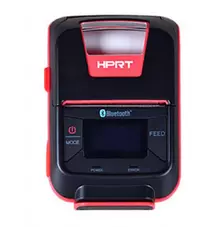Принтер чеков HPRT HM-E200 мобільний, Bluetooth, USB, червоний+чорний (14657)