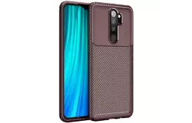 Чехол для моб. телефона BeCover Carbon New Series для Xiaomi Redmi Note 8 Pro Brown (704391) - Фото