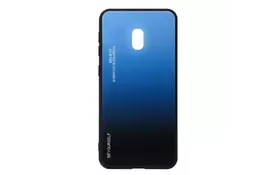 Чехол для моб. телефона BeCover Gradient Glass для Xiaomi Redmi 8A Blue-Black (704439) - Фото