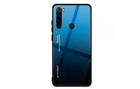 Чехол для моб. телефона BeCover Gradient Glass для Xiaomi Redmi Note 8 Blue-Black (704445) - Фото